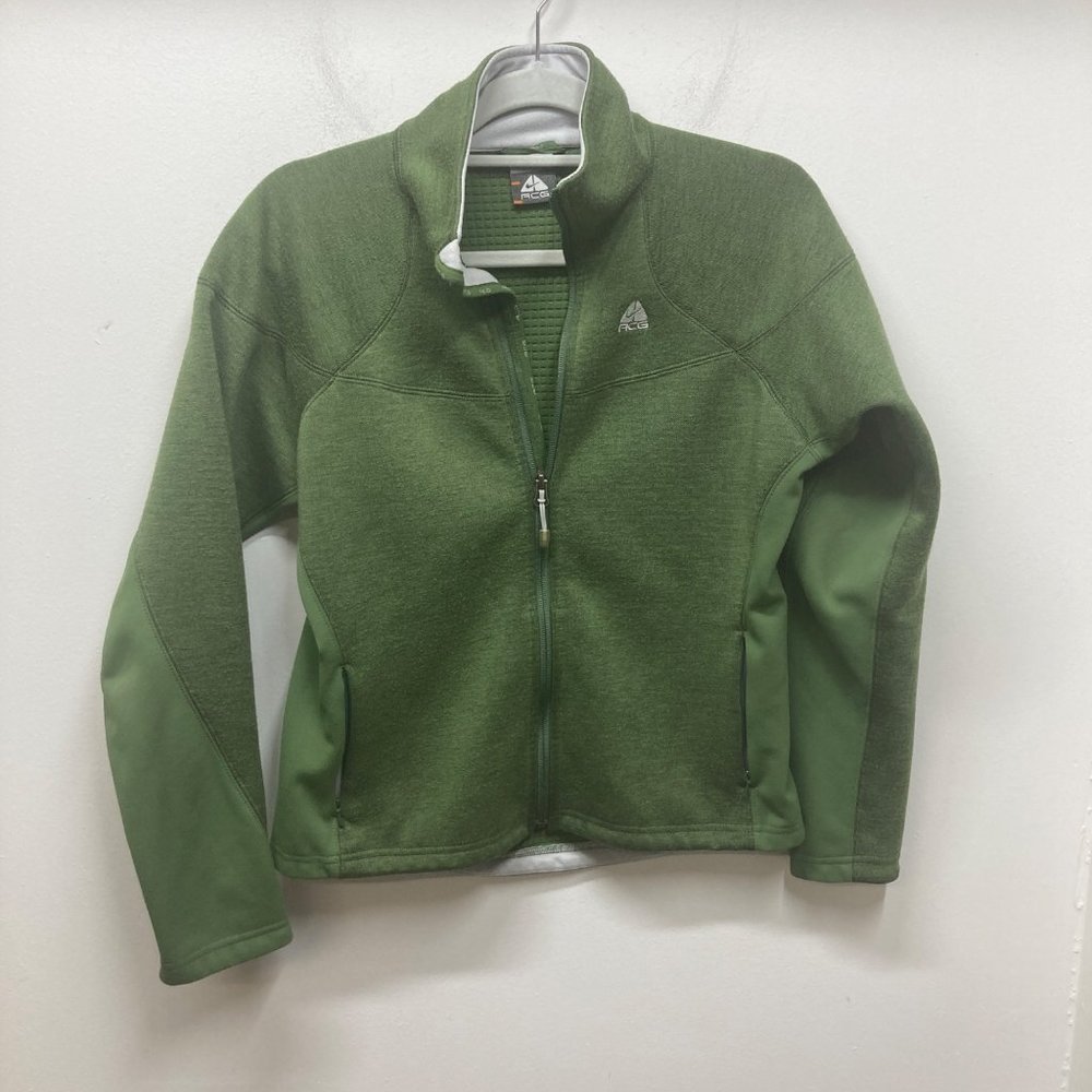 Nike ACG green zip up jacket outdoor athletic small